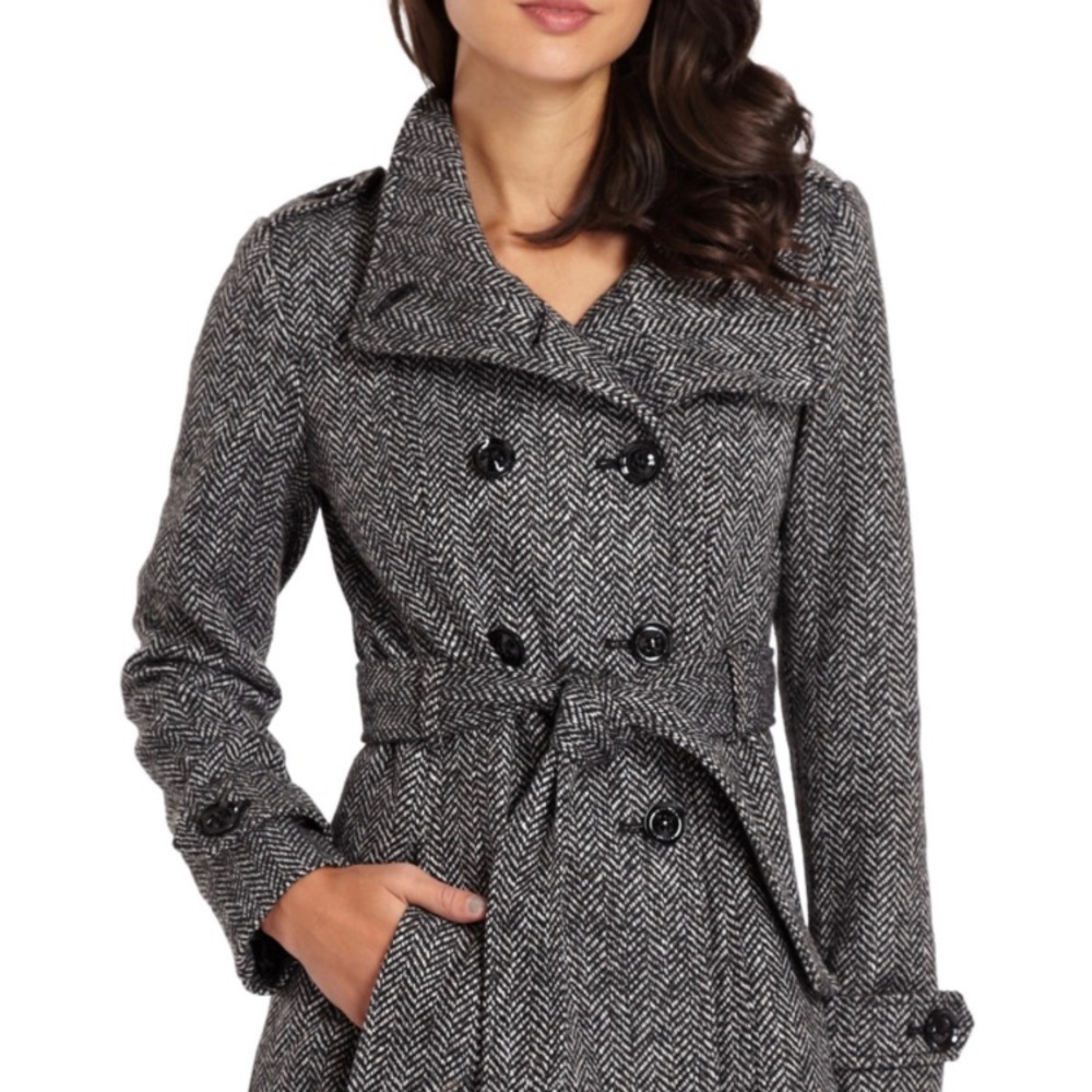 Esprit Black and Gray Women's Coat